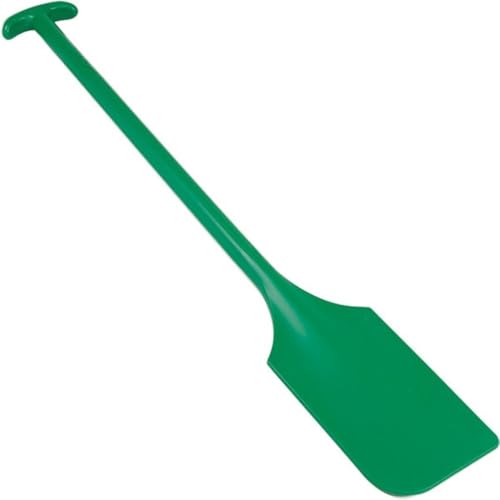 Remco - A Vikan Company 67752 Green Polypropylene Paddle Scraper without Holes, 13" L x 6" W, 40" OAL