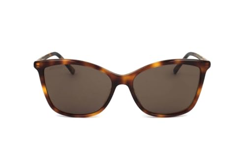 JIMMY CHOO Rectangular Sunglasses Ba/G/S 08670 Havana/Gold 56mm2