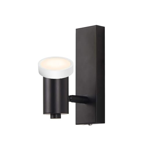 Aplique de pared inalámbrico con batería recargable USB estilo granero rústico 2