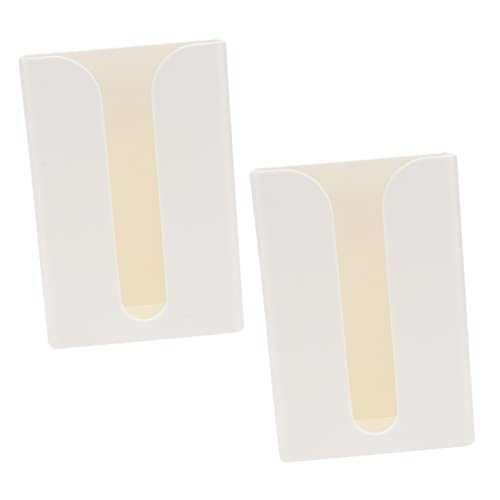 DECHOUS 2pezzi Porta e Scatola Per Fazzoletti Da Bagno Design Muro Senza Foratura Facile Installazione Adatto Per Cucina e Bagno