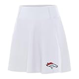 Antigua Women's White Denver Broncos Chip Skort