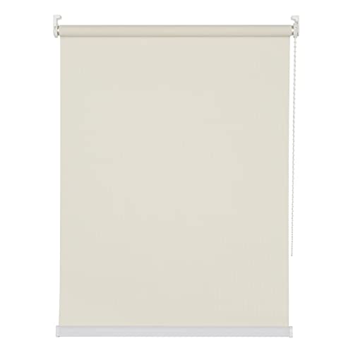 Persiana para Janela Rolo Tela Solar, Fator de Abertura 5%, L 1,40 m x A 1,60 m, Bege Champagne
