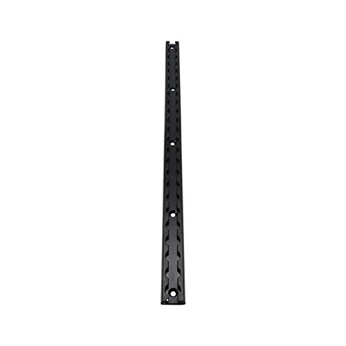 Pit Posse 11021Bk 2 Ft Aluminum L Track Anchor Tie Down Rail System - S Track For Enclosed Cargo Trailer, Van, Truck, Rv, Suv (Black) #TOP1