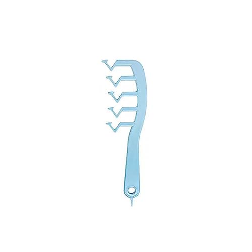 Z Shape Hair Comb, Plastic Portable Detangling Combs Hair Styling Tool, Pet Hair Removal Comb, Pet Grooming Brush Tool for Long Short Hair Pets Cats Dogs General (Blue)