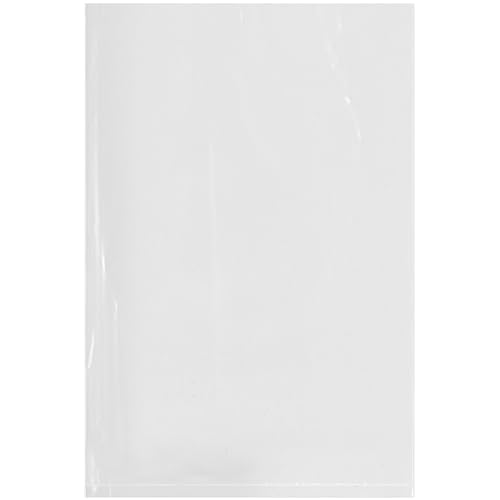Plymor 6 x 9 inch, 1.25 Mil Flat Open Clear Poly Bags (Pack of 500) image 2