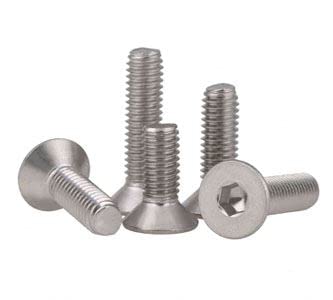 SYLIX 5MM X 12MM Length Stainless Steel CSK Allen Head Screw | Countersunk Allen Cap Bolt (25PCS)