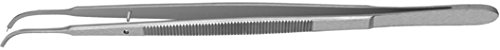 Hu-Friedy TPKN 1 x 2 Curved Kramer-Nevins Tissue Pliers, 5"