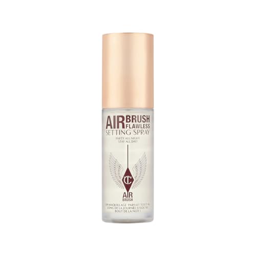 Charlotte Tilbury AIRBRUSH FLAWLESS SETTING SPRAY TRAVEL Fixierspray 34ml Ölfrei Wasserfest bis zu 16 Stunden Halt mit Aloe Vera
