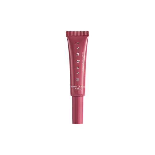 MASQMAI Perfect Lip Gloss, Brillo de Labios con Péptido Voluminizador, Fruta de la Pasión, Tono: Pink Peony