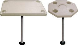 JIF Marine Octagonal Ivory Table Top Only (No Pedestal)