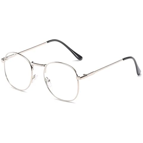 Fuisetaea Metal Frame Bifocal Reading Glasses +2.25 Men Women Retro Bifocal Readers Glasses Cover