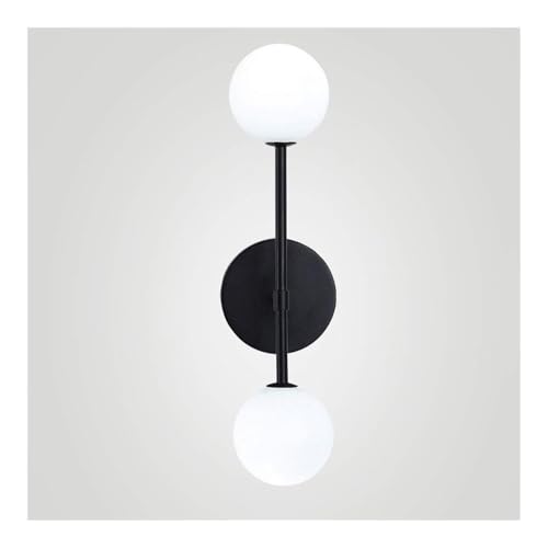 MOBYGKFY Aplique de pared moderno de mediados de siglo Wrought Iron Black Wall Sconces G9 Wall Lamp Bedroom Living Room Corridor Bathroom Wall Light para sala de estar, dormitorio, pasillo
