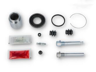 FRENKIT 738133 Kit di revisione della pinza freno Assale posteriore Compatibilità con PEUGEOT 4007 VU, VV, CITROËN C-CROSSER EP, MITSUBISHI Outlander II SUV CWW
