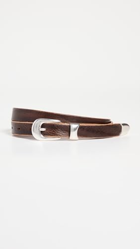 Men's Leather Belt, Brown Leather, 902