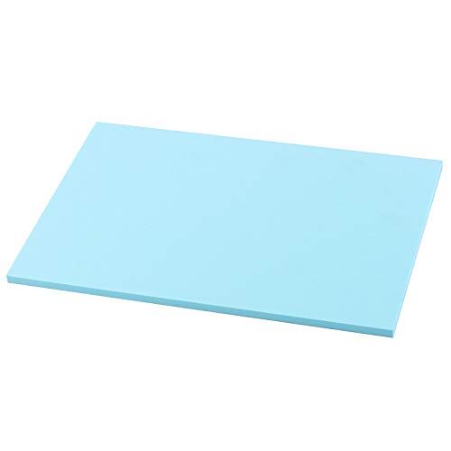 Zoenhou 5 Pcs 8.3 X 11.8 Inch Blue Large Rubber Stamp Carving Blocks, Rectangle Creative Speedy Carve Block Engraving Crafts #TOP4