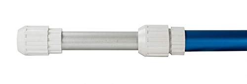 Aqua Select 5-15 Foot Telescoping Pool Vacuum Pole | Aluminum Pole for Skimmers Brushes Vacuums | Expandable Swimming Pool Pole | Attach to Pool Brushes, Nets and Skimmer Nets