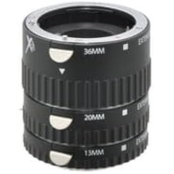 Amazon.com : Xit XTETS Auto Focus Macro Extension Tube Set