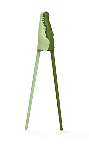 Fred & Friends Munchtime-Crocodile chopsticks, regular, Green - //coolthings.us