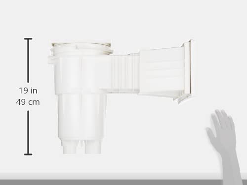 Skimmer Per Piscina Astral Pool 17,5 L – Sfioratore Con Coperchio Regolabile, Connessioni 1½" E 2", Adatto A Calcestruzzo E Telone