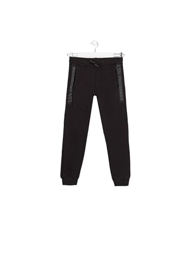 Pantalon en polaire enfant Losan noir idéal pour les activités de plein air