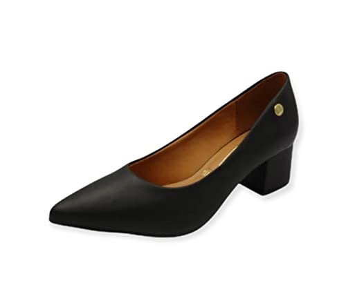 Sapato Scarpin Vizzano Camurca Preto 1220.315 (36, Preto)