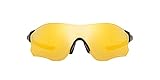 Óptica patentada de alta definición (HDO): la óptica de alta definición de Oakley proporciona una claridad óptica superior y una visión nítida en todos los ángulos, así como claridad y protección contra impactos y luz UV, filtrando el 100% de los rayos UVA, UVB, UVC, y la luz azul dañina hasta 400 mm.