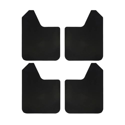 Bavettes voiture universelles noires | Lot de 4 garde-boue pour SUV et pick-up