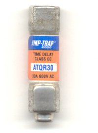 Mersen Electrical Power ATQR6-1/4 - Amp-trap 2000 ATQR6-1/4, 6.25A, 500V AC, Time Delay/Current Limiting, Ferrule Fuse