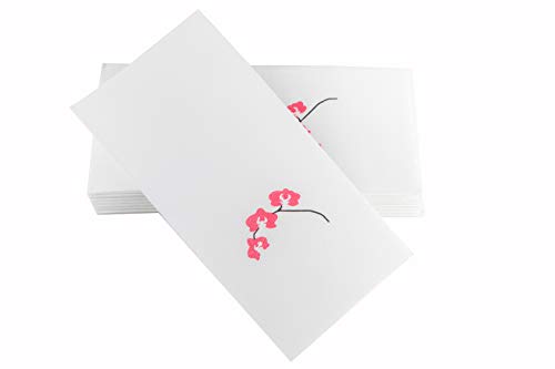 Classicpoint Dinner Napkins - White With Orchid - Decorative & Disposable - Soft, Absorbent & Durable (15.5"X15.5" - Pack Of 50) #TOP15