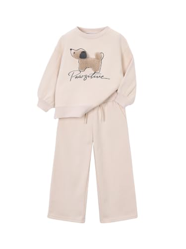 Mayoral Jogginganzug Hundeapplikation für Mädchen Beige 3 Jahre (98cm)
