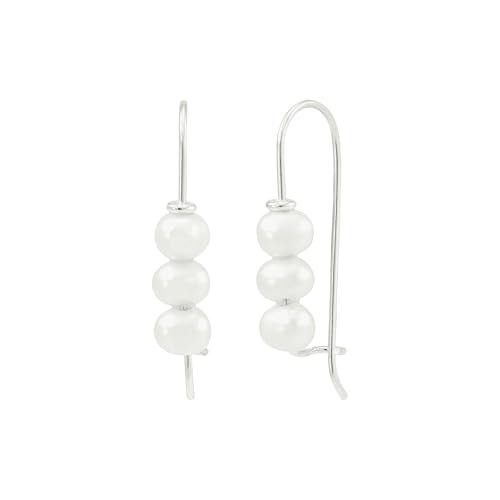 Silpada 'Dots of Joy' Freshwater Cultured Pearl Drop Earrings in Sterling Silver