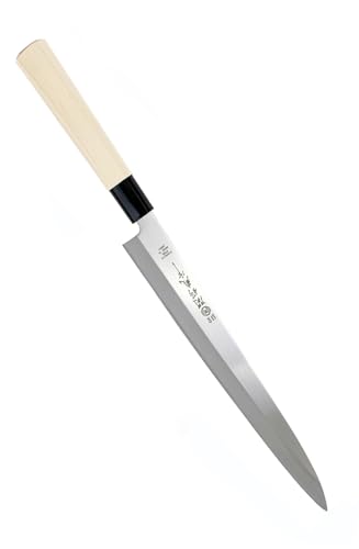 JapanBargain, Japanese Yanagiba Sashimi Knife Sushi Chef Knife, High Carbon Stainless Steel Blade 8-1/4 inch, Made in Japan, 210mm, 1-Pack