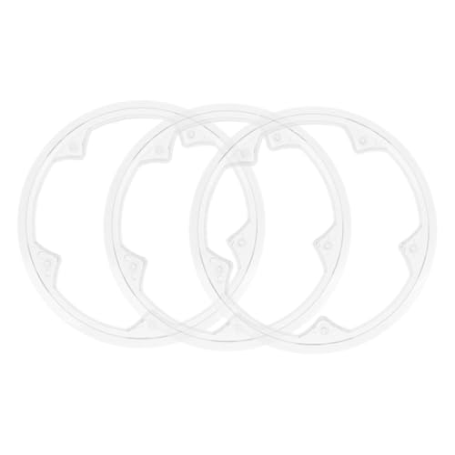 HOLIDYOYO 3個 マウンテンバイク用耐候性プラスチックチェーンリングガード 設計でチェーンリング保護 街乗りやアウトドアにな点チェーンホ