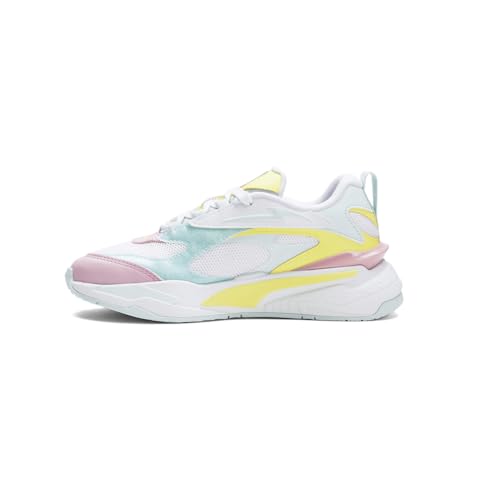 PUMA Kids Girls Rs-Fast P0p Gltch Lace Up Sneakers Shoes Casual - White3