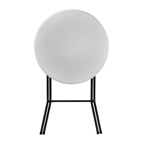 Mesa plegable redonda Cofan alta y práctica para optimizar espacio en eventos de interior o exterior 5