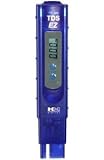 Color: azul HM Digital TDS-EZ TDS Medidor de TDS con Pantalla LCD, Prueba de Agua para acuarios, acuarios, acuarios, acuarios, acuarios, tratamientos, Bebidas, Sistema de Filtro de Agua Puro