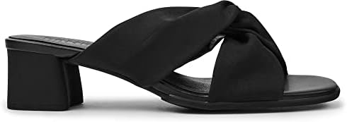 Camper Women's K201348 Katie Sandal Heeled, Black, 8 | Image 1