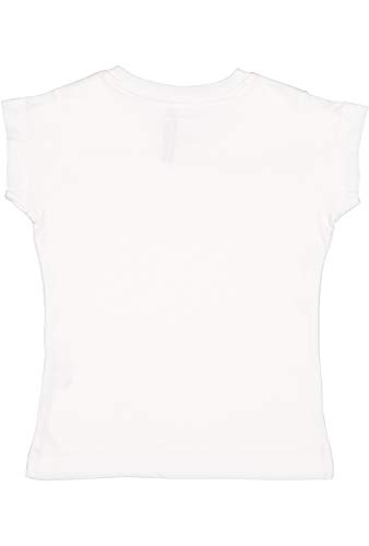 RABBIT SKINS Toddler Girls 100% Cotton Jersey Short Sleeve Tee (3316)2
