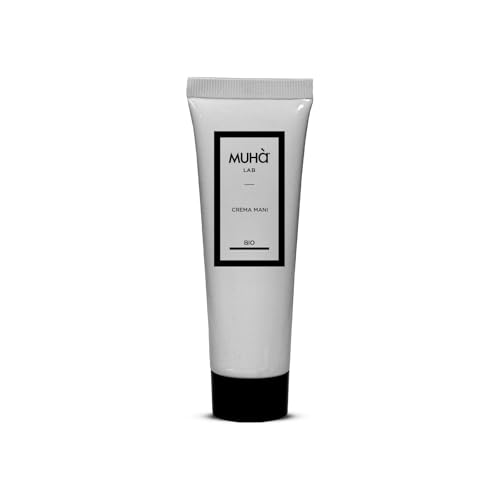 MUHA' | Crema Mani Bionaturale, Fragranza Fiori di Cotone, Idratante ad Azione Lenitiva, Adatta a Pelli Delicate e Sensibili, Formato da 50ml