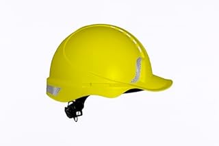 Silent SL1432 Industrial Safety Helmet, Construction Hard Hat, Ventilated, 6 Point Harness