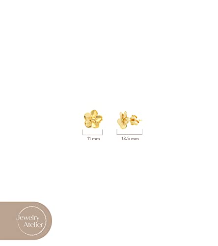 Jewelry Atelier Gold Filled Stud & Dangle Earrings Collection - 14K Solid Yellow Gold Filled Stylish Earrings for Women with Different Occasions & Styles4