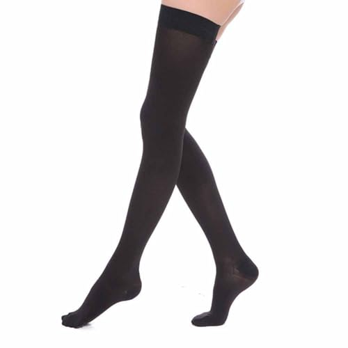 Bas de contention anti varices et œdèmes avec chaussettes longues 23-32 mmHg bout ouvert