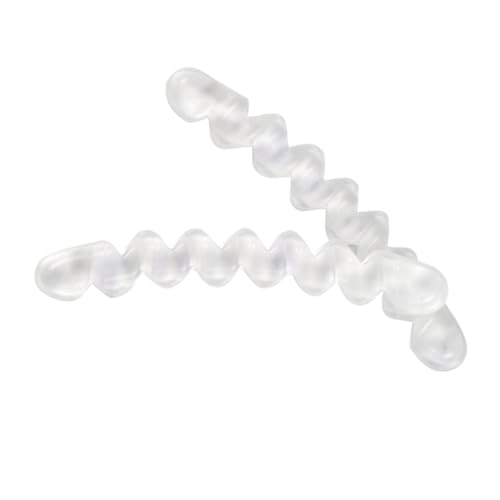 minkissy Sandalias Antideslizantes Para Zapatos De Tacón Diseño Ondulado Transparente Tira Antideslizante Para Sandalias Para Usar Exteriores