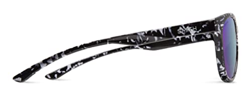 Image of Smith Eastbank Lifestyle Sunglasses - Black Marble | Chromapop Polarized Violet Mirror