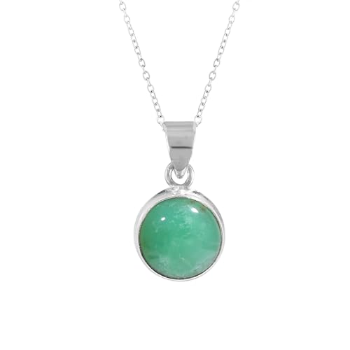 AURA GEMS Natural Chrysoprase Round...
