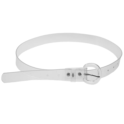 Holibanna Cinturón Transparente Ajustable para Mujer Diseño Invisible y Moderno Cinturón para Vestido de Boda Material Duradero de PVC y Resina para Realzar la Cintura