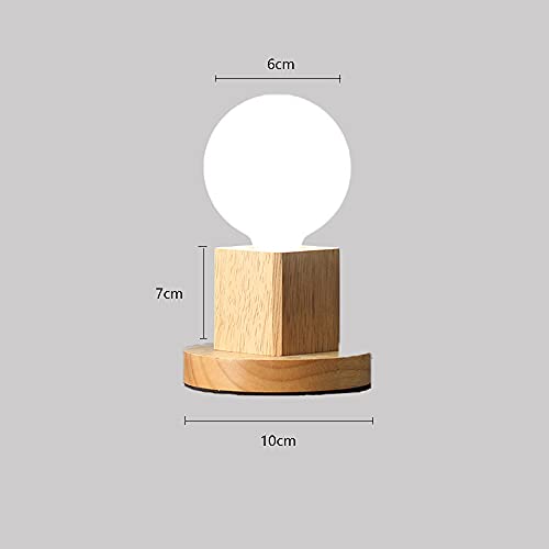 Lampada da tavolo in legno, Lampada da scrivania