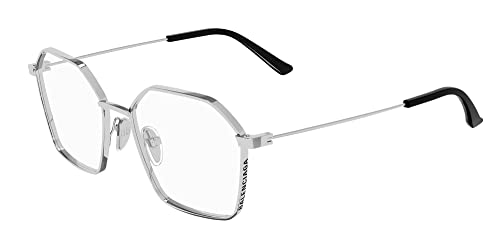 Balenciaga Bb0198O Silver 54/17/145 Unisex Eyewear Frame #TOP14