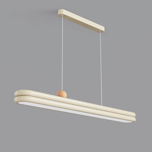 Lámpara colgante moderna de comedor con luz variable y altura ajustable de 24W