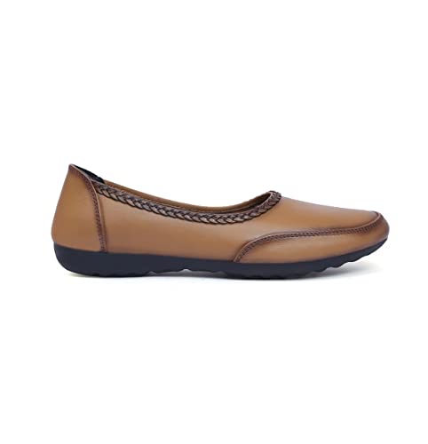 Image of Zoom Shoes Leather Casual /Formal Bellies for Women /Girls Adults Super Comfortable with Lightweight and Slip Resistant Sole A-116